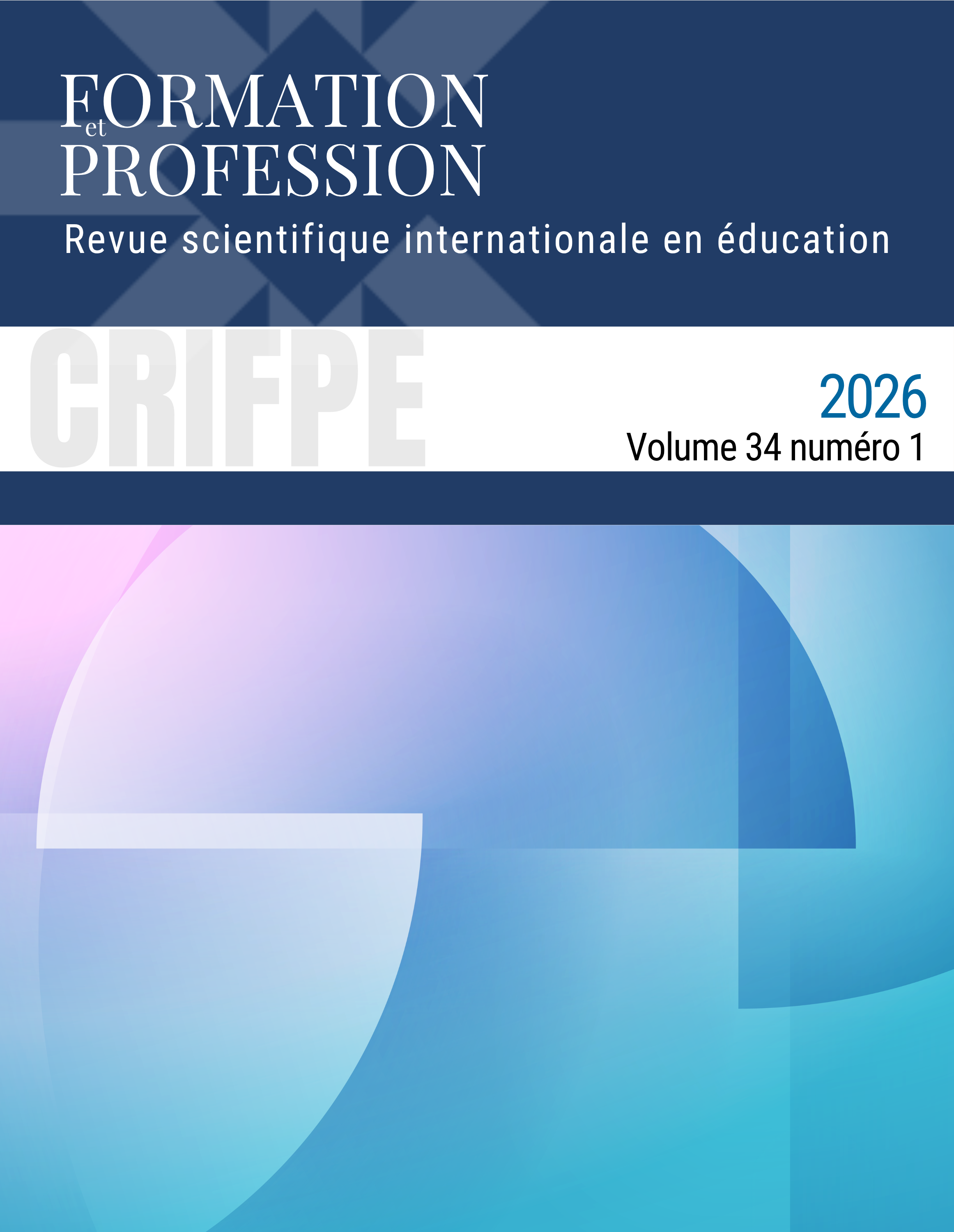 Page couverture du v34 n1